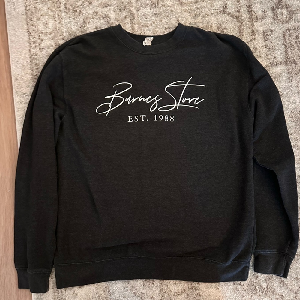 Black Crewneck Sweatshirt